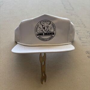 Vintage 90s Rope lined Brim Yupoong Long Branch Saloon & Casino Hat